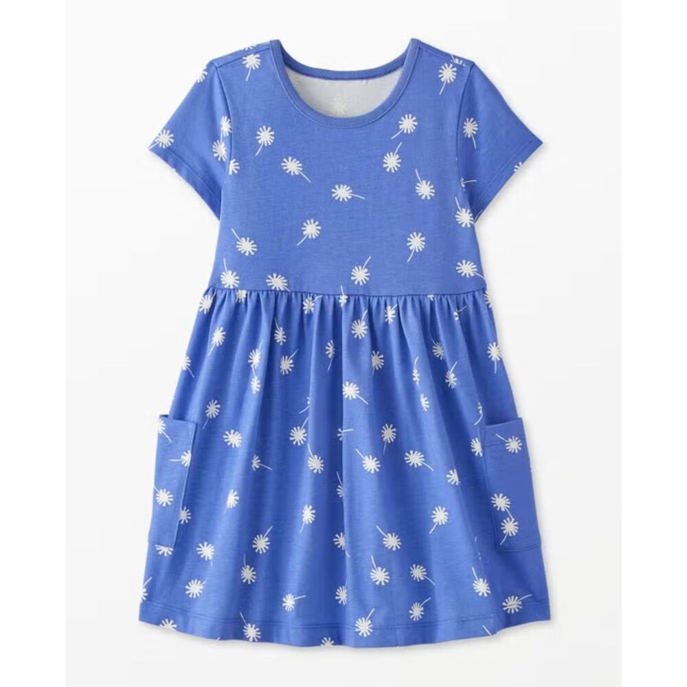 Hanna Andersson Print Pocket Dress Girls 110 cm (US 5) Wishful Wisps